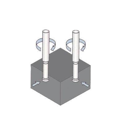 TSCHORN Kantavkännare Ø10/Ø4 mm probe och Ø10 mm skaft
